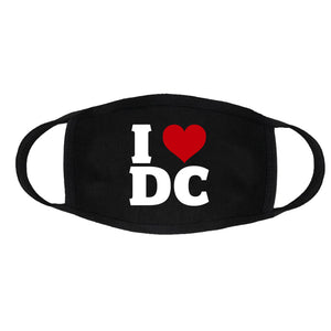 I Love DC Face Mask