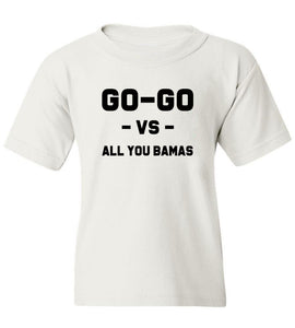 Kids Go-Go Vs. All You Bamas T-Shirt