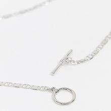 Load image into Gallery viewer, T-Bar Silver Tone Necklace
