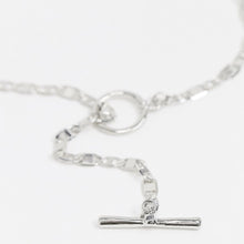 Load image into Gallery viewer, T-Bar Silver Tone Necklace
