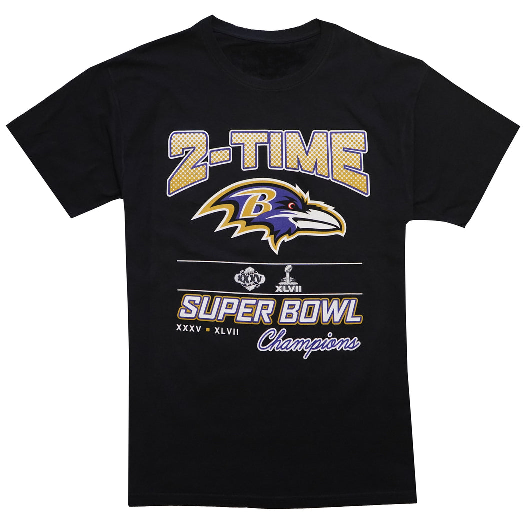 Baltimore Ravens 2-Time Champions T-Shirt