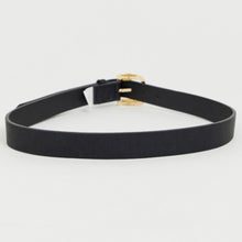 Load image into Gallery viewer, Black Belt with Bamboo Detail Buckle
