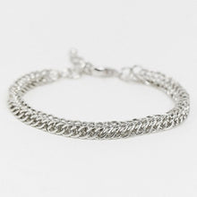 Load image into Gallery viewer, Silver-Tone Chain Bracelet
