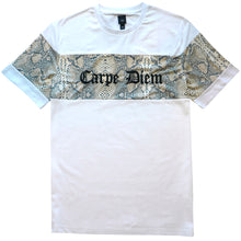 Load image into Gallery viewer, Carpe Diem Snake Print T-Shirt
