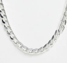 Load image into Gallery viewer, Silver-Tone Chain with Crystal Detail
