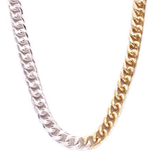 Load image into Gallery viewer, Two Tone Cuban Link 24&quot; Chain
