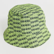 Load image into Gallery viewer, Send Memes Neon Bucket Hat
