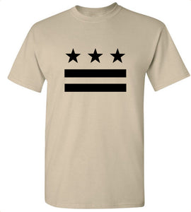 DC Flag T-Shirt - Men's XL Sand