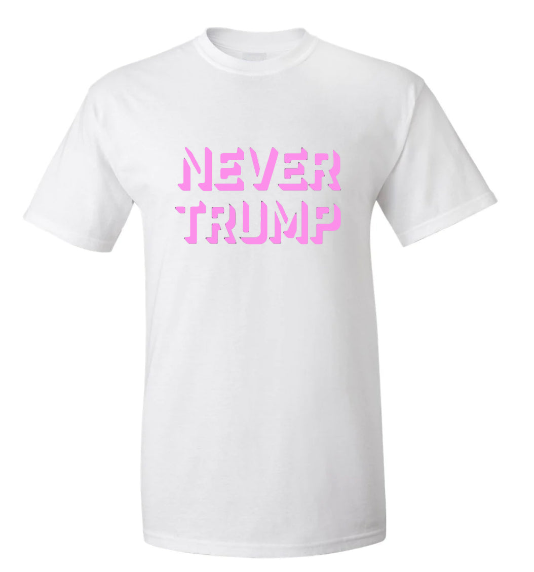 Never Trump T-Shirt - Women's Small White