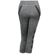 Load image into Gallery viewer, Side Mesh Stretch Capri Leggings
