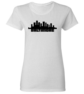 Women's Baltimore Skyline T-Shirt